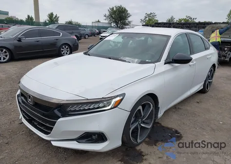 2022 Honda Accord Sport z USA, uszkodzony, nr VIN 1HGCV1F30NA109194